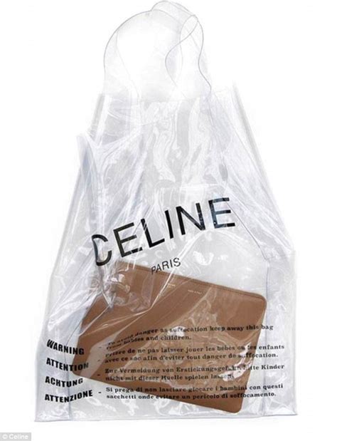 celine clear vinyl bag|celine bag clearance.